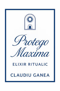 Etichetă Protego Maxima cu logo
